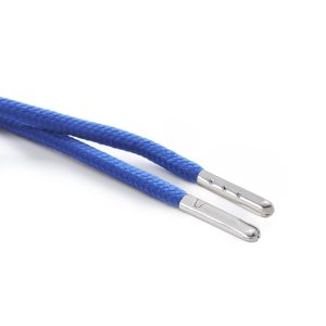 5mm-Round-Polyester-Shoe-Laces-Royal-Blue-Silver-Metal-Tip